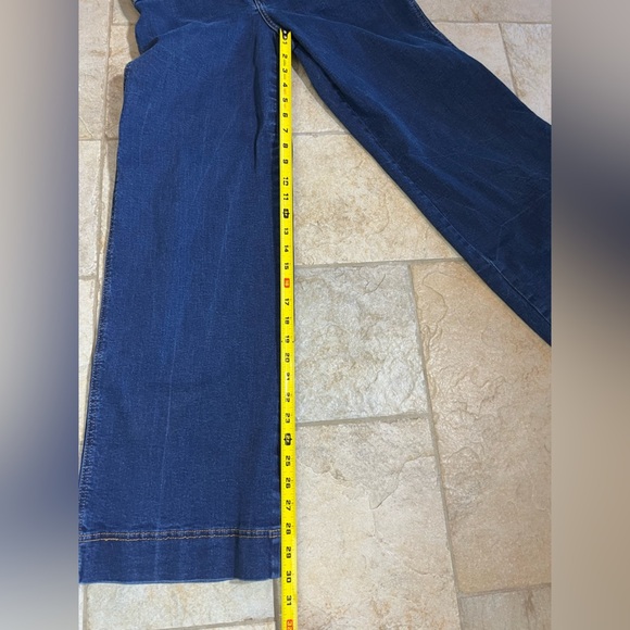 Bagatelle High Rise Wide Leg Jeans Stretch Denim Patch Pockets Women’s Sz 29 - Picture 9 of 9